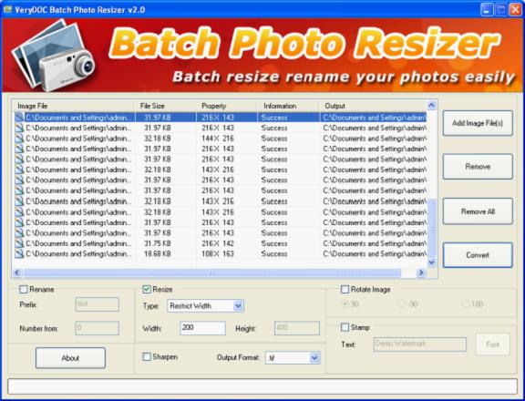 Photo Resizer screenshot