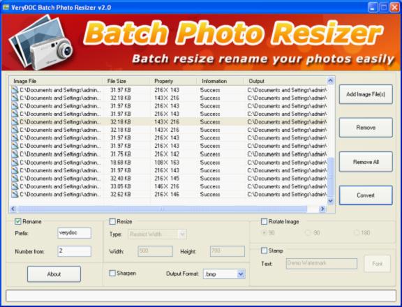 Picture Name Editor screenshot