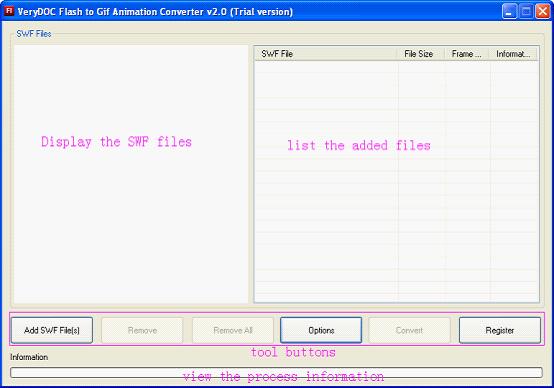 SWF to GIF Batch Converter screenshot