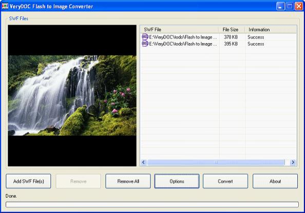 VeryDOC Flash to Png Converter screenshot