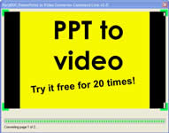  view the conversion from PPT to AVI