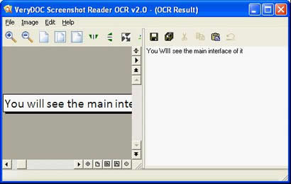 Screen Character Reader screenshot