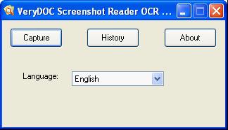 Window form of Screenshot Reader OCR