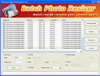main interface of photo name batch editor