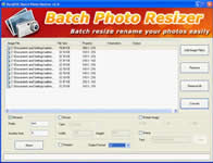 GUI of Batch Photo Resizer