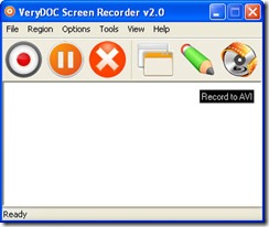 interface of Screen Recorder