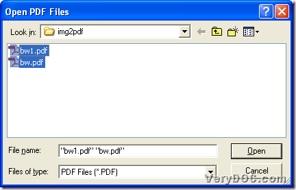 Add PDF file during converting PDF to HTML with GUI interface