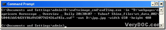 Convert flash to image with VeryDOC Flash to Image Converter Command Line