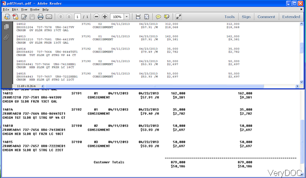 input PDF and output text