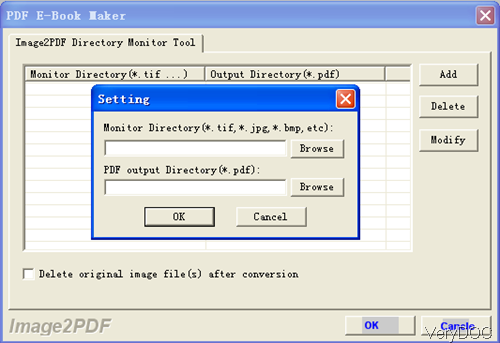 monitor folder setting