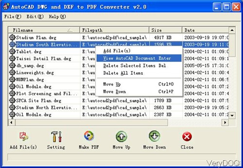 CAD to PDF converter