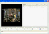  Interface after the conversion from swf to flv