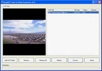 Interface of SWF to MP4 Converter