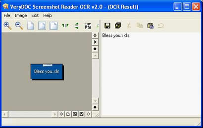 Desktop Snapshot OCR window