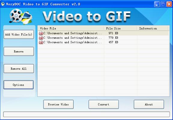 main window form of MP4 to BMP Batch Converter